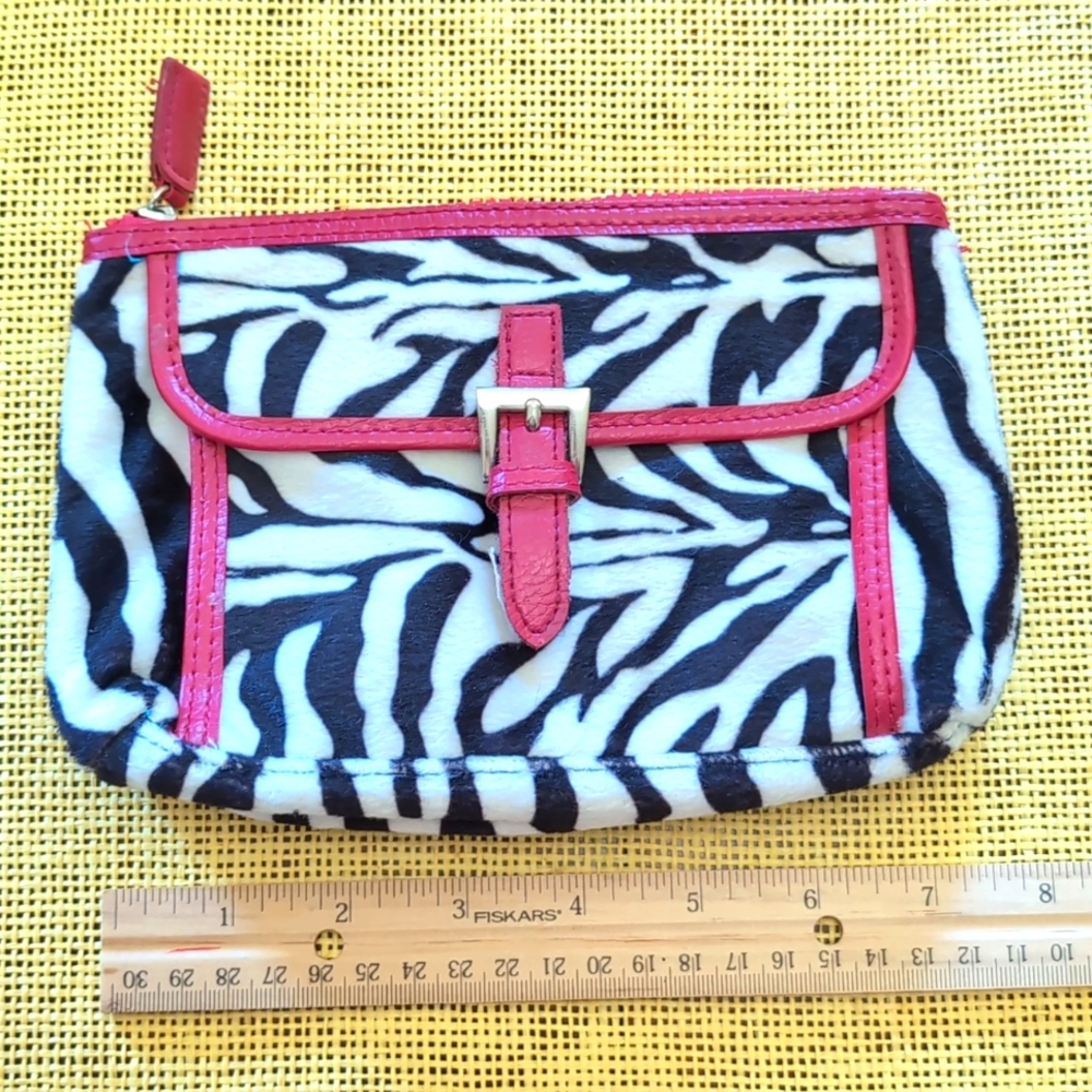 Zebra print Clutch/pouch